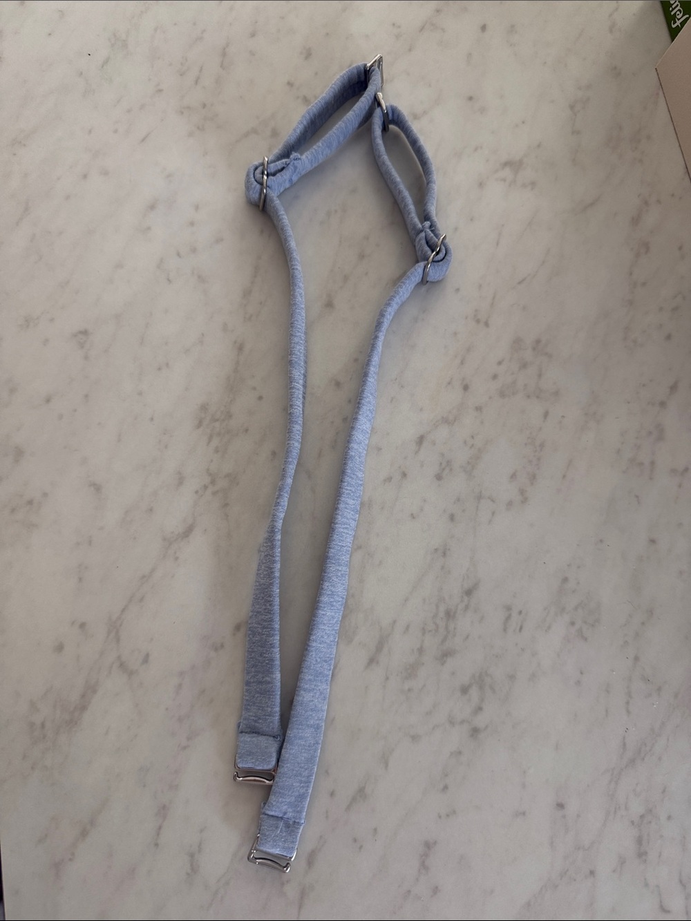 Bombshell Sportswear Light Blue Women's Fabric Suspenders - Adjustable